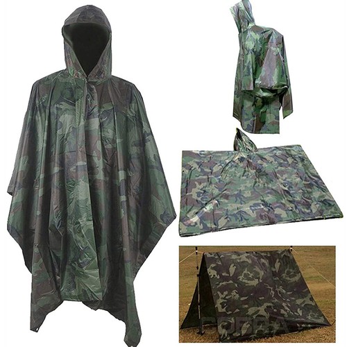 Outdoor regenponcho mit kapuze - mit,