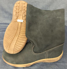 Deerberg Stiefeletten, Größe 39, Leder, dunkelgrau, Schlupf-Stiefel