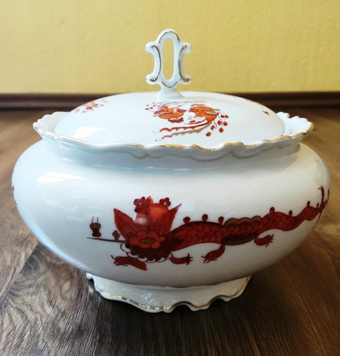Porzellan deckeldose - porzellan,