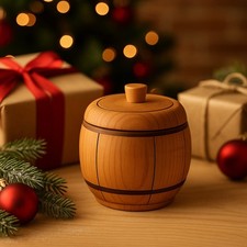 Handgemachte Holzdose –