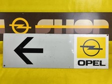 Reklame schild opel - tafel, mit