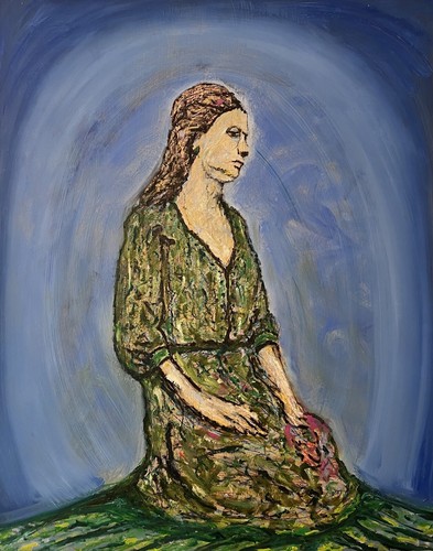Original ölgemälde frau - Ölgemälde,