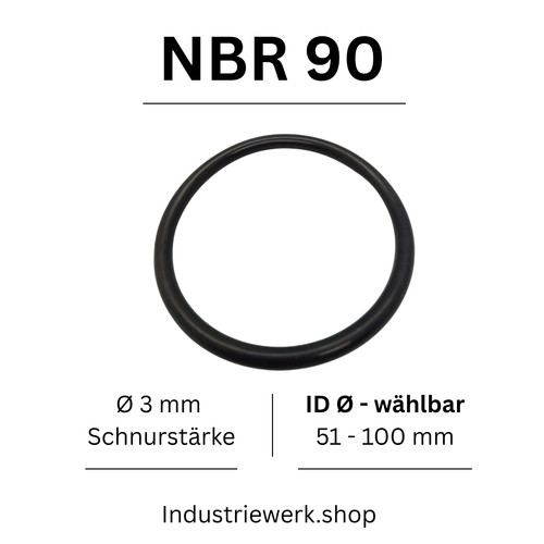 Ring nbr 100 x 3 - id, mm