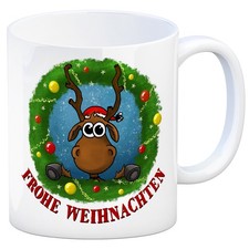 Kaffeebecher mit Rentier