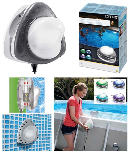 Intex led poollicht mit magnet - poollicht,
