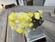 Schwefel-Kristallstufe