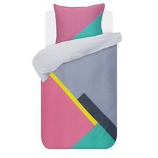 Esprit Bettwäsche Set Xaz Bunt Streifen Linien gestreift Puzzle Baumwollsatin