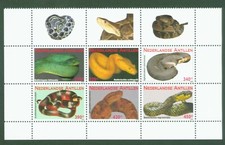 Ndl. Antillen Dutch Antilles 2009 - Schlangen Giftschlangen Ottern - Nr. 1772-77