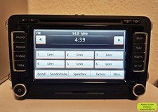 VW RNS 510 Radio original Volkswagen Continental Autoradio mit Code 1T0035680C.
