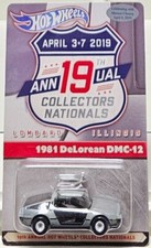 Hot Wheels 2019 - 19th Annual HW Collectors Nationals - '81 DeLorean DMC-12