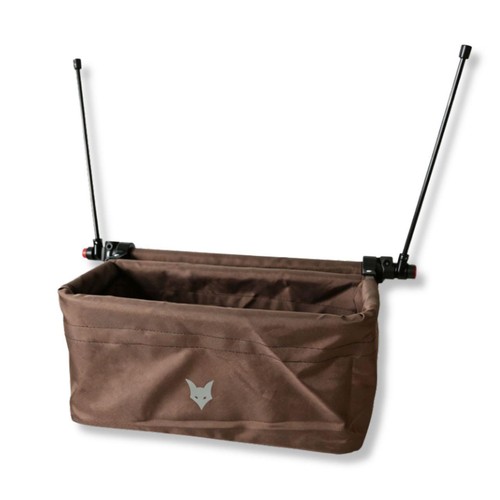 Hecktasche braun für fuxlife - hecktasche,