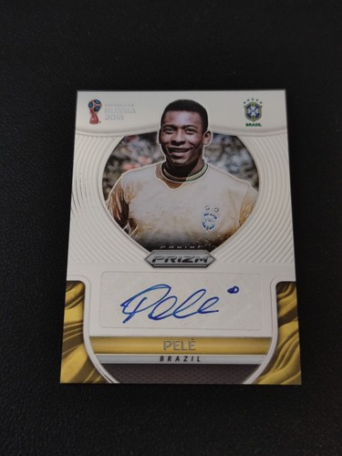 Pele panini prizm soccer - pele,