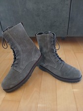 Sansibar Stiefeletten Stiefel Boots Gr 38 Leder braun taupe w NEU