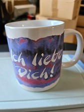 Diddl Tasse - "Ich liebe dich!" - Kaffeetasse - Becher - Springmaus