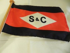 Reederei Tischflagge „ S & C Shipping u. Chartering “ Wimpel MARITIM desk flag.