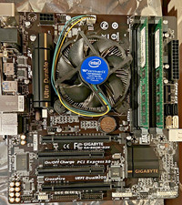 Bundle CPU Intel i3 4170, Mainboard Gigabyte GA-B85M-D3H, 8 GB DDR-3 RAM 