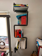 Bücherregal Wand Eckregal Industrial Design Rohrmöbel Rarität