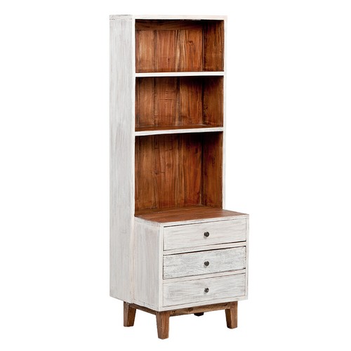 Mahagoni standregal indo - indo, white