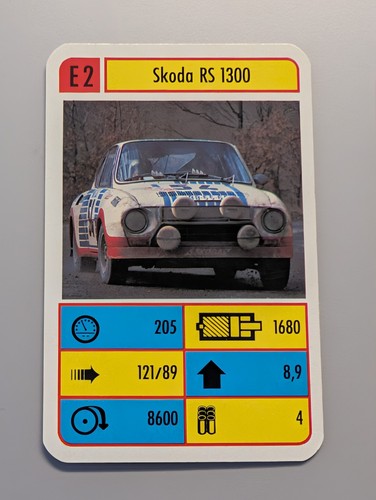 Skoda 1300 einzelkarte - -,