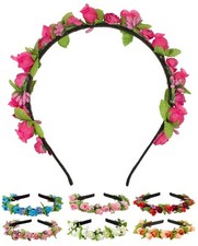 Blumen Haarreif "Liliana" mit Rosen | Haarschmuck zu Dirndl Hochzeit Kommunion