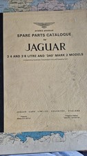 Teilekatalog / Spare Parts Catalogue Jaguar Mark 2 3,4 und 3,8 Ltr