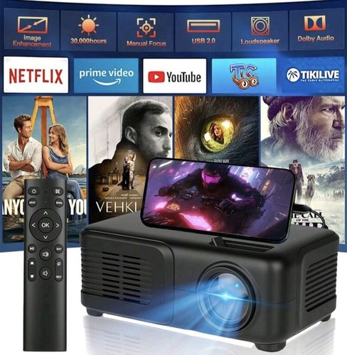 Led mini beamer 1080p 2000 - led, lux