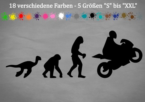 Motorrad aufkleber evolution - motorrad,