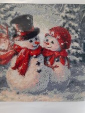 Fertig gesticktes Stickbild