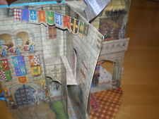 Kinder Spiel / Spielzeug Ritter Buch mit Spielfiguren + dreidimensionale Burg