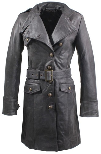 Damen ledermantel sera - damen,