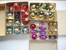 DDR  Weihnachtskugeln,Zapfen,Nüsse Lauscha Baumschmuck, Christbaumschmuck 70er J