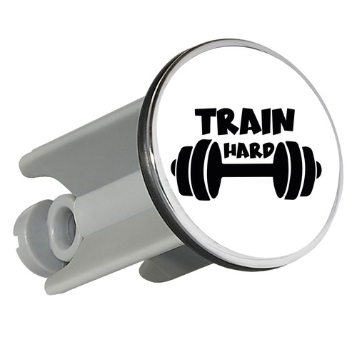 Waschbeckenstöpsel train hard - train,