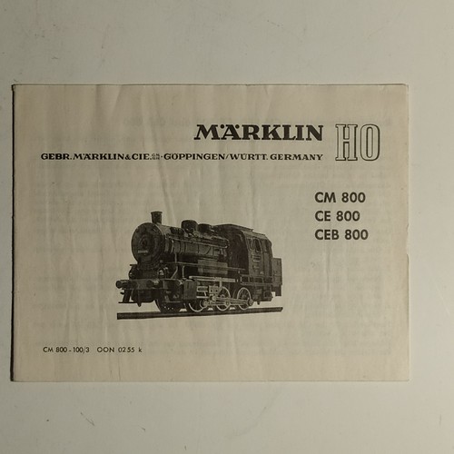 Märklin cm800 ce800 - märklin, ceb800