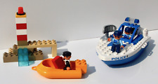 Lego Duplo- 4861 Ville Polizeiboot - gebraucht