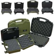 Kunststoff Koffer Abschließbar Gepolstert Pistolenkoffer Waffenkoffer Box Jagd
