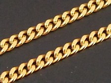 Panzerkette SILBER 925 Gold Vergoldet 42 cm