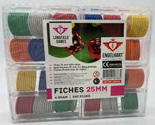 Spiel und Roulettechips 25mm -