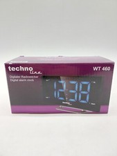 Technoline WT 460 Digitaler Radiowecker Uhr Snooze 10 Radiosender Uhr #KT6900X