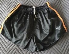 Adidas Glanz Nylon Short D7 ( L )  *Selten* schwarz orange 