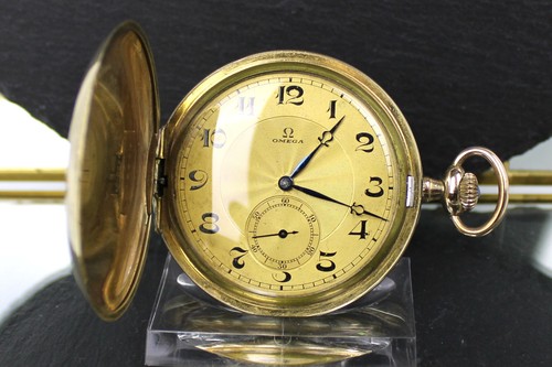 Vergoldete omega savonnette - omega,