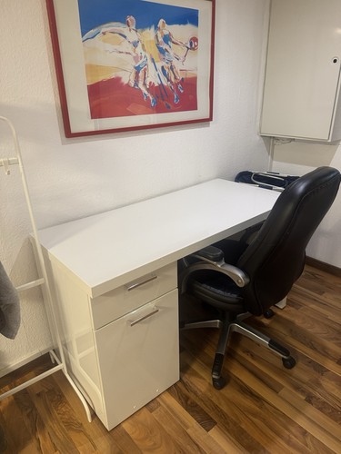 Malm schreibtisch weiß - malm, mit