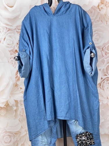 Labass oversized jeans hoodie - labass,