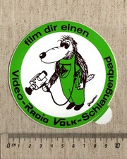 Aufkleber/Sticker Video Radio Volk Schlangenbad