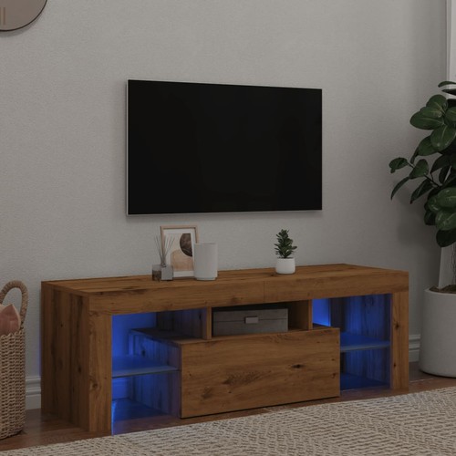 Schrank mit led lowboard - tv,