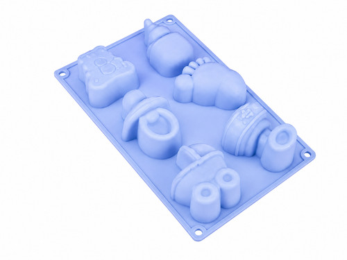 Silikonform backform babys - ,