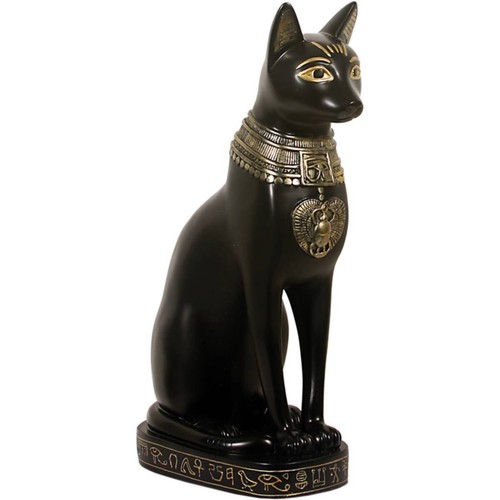 Sitzende ägyptische katzen - sitzende,