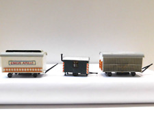Eigenbau H0 1:87 Wohnanhänger Bauwagen DDR 2x Zirkus Wagen Tiger Wagen- Set W 7