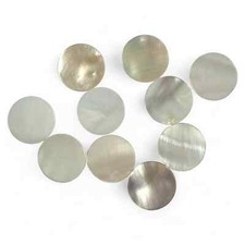 Mosaiksteine Perlmutt rund