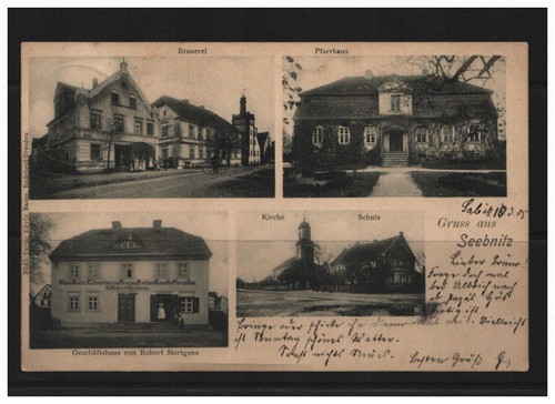 Gruss aus seebnitz - ak,