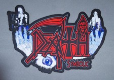 DEATH - SYMBOLIC -- PATCH - SHAPE LASER CUT -- DEATH METAL